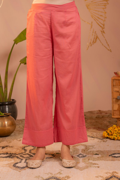 Elegant Onionpink Embroidered Kurta Set with Dupatta