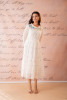 White Noor Tiered Festive Dress
