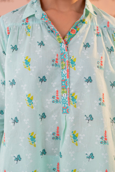 Mint Garden Print Co-ord Set