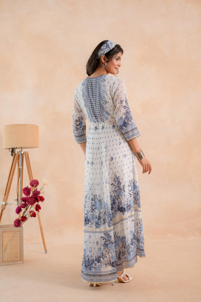 Gulnaar Neel Garden Panelled Dress