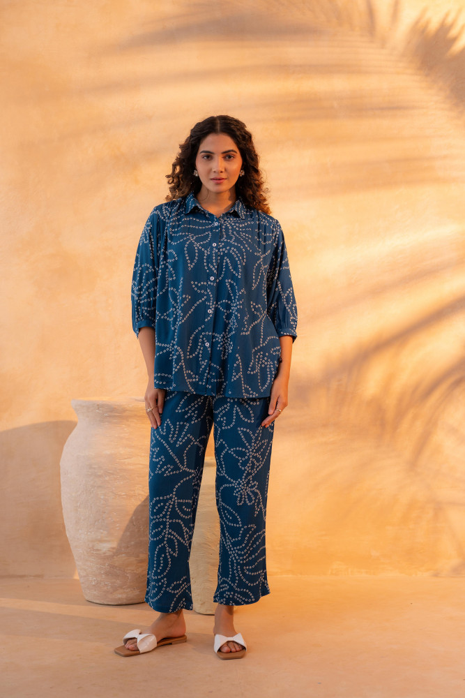 Indigo Whisper Co-Ord Set