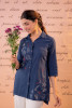 Navy Shell Story Tunic