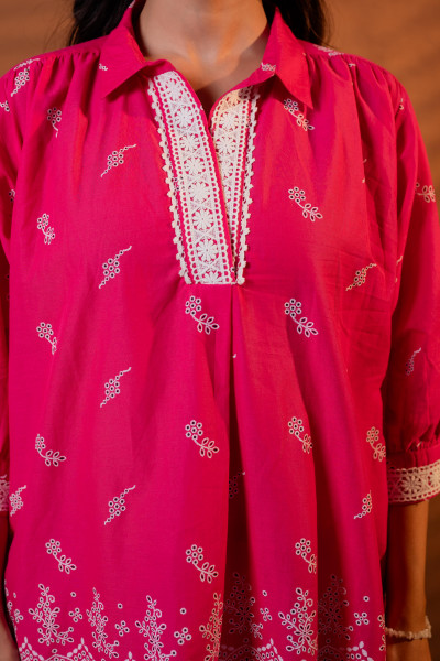 Gulnaar Festive Printed Kurta Set