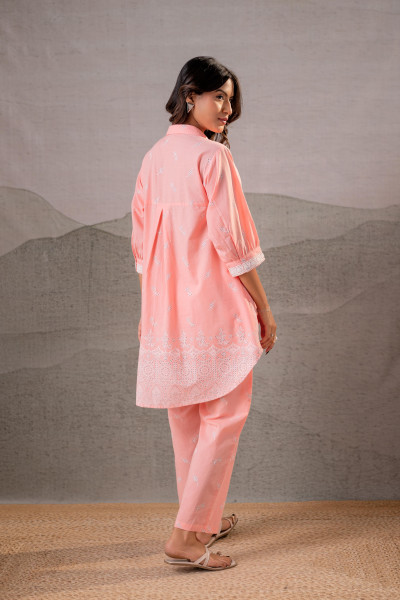 Pastel Festive Printed Kurta Set