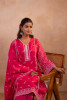 Gulbahar Fuchsia Printed Kurta Pant And Dupatta Set