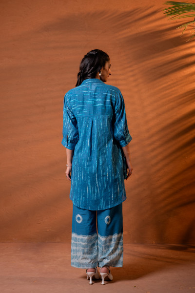 Neel Rekha Indigo Tunic Set
