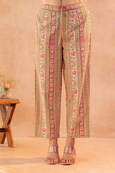 Gulnaar Garden Printed Kurta Pant And Dupatta Set