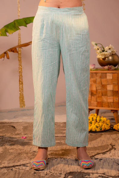 Seafoam Noor Panelled dress