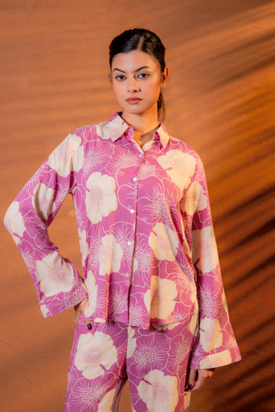 Women Relaxed Fit Floral Printed Co-ord Set