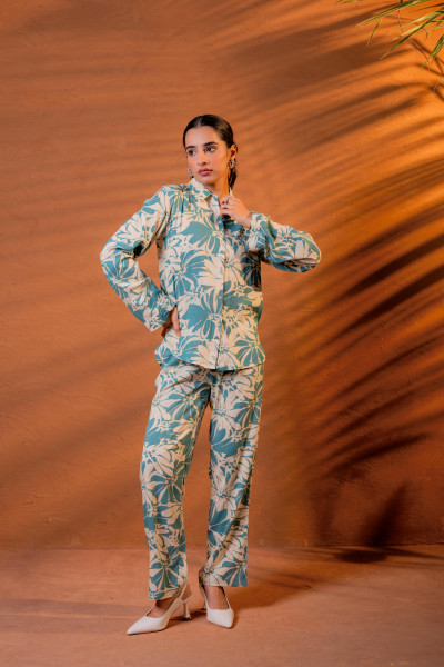 Women Relaxed Fit Floral Printed Co-ord Set