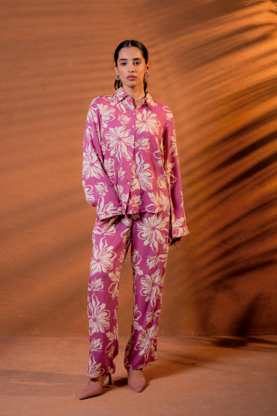 Women Relaxed Fit Floral Printed Co-ord Set