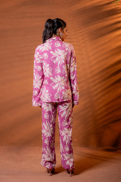 Women Relaxed Fit Floral Printed Co-ord Set