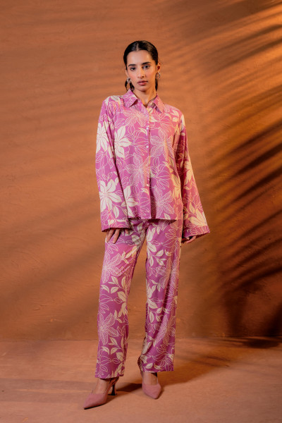 Women Relaxed Fit Floral Printed Co-ord Set