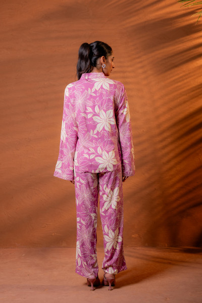 Women Relaxed Fit Floral Printed Co-ord Set