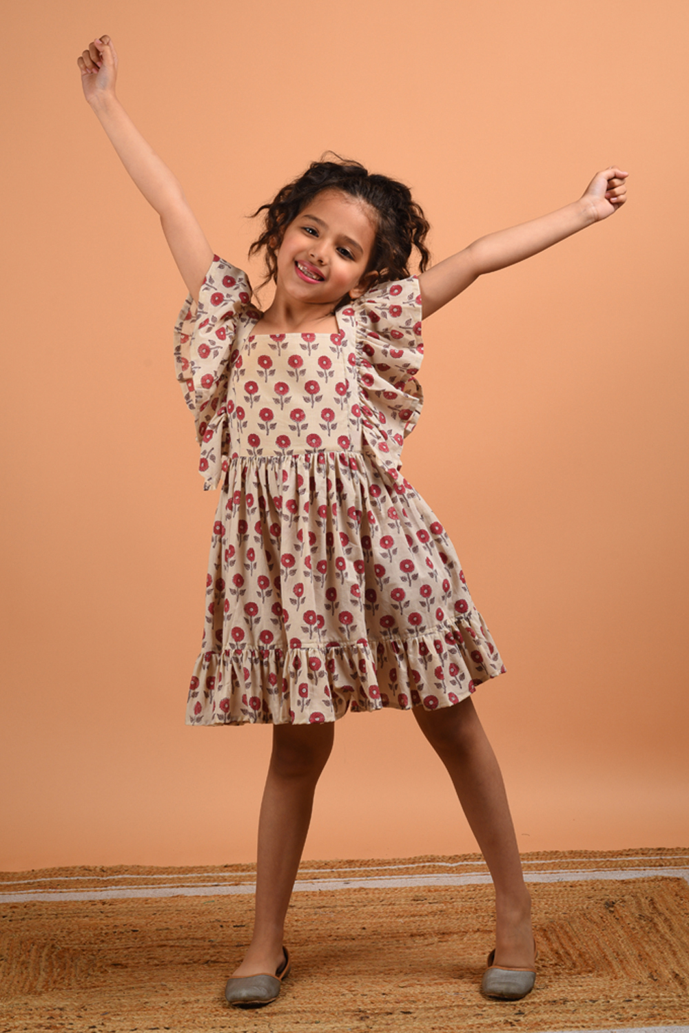 Marigold Frill Dress