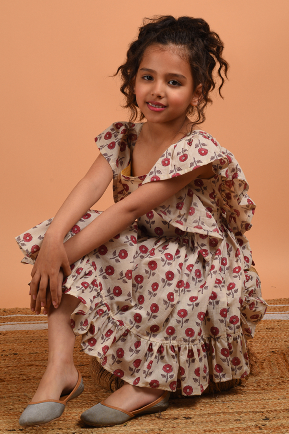 Marigold Frill Dress