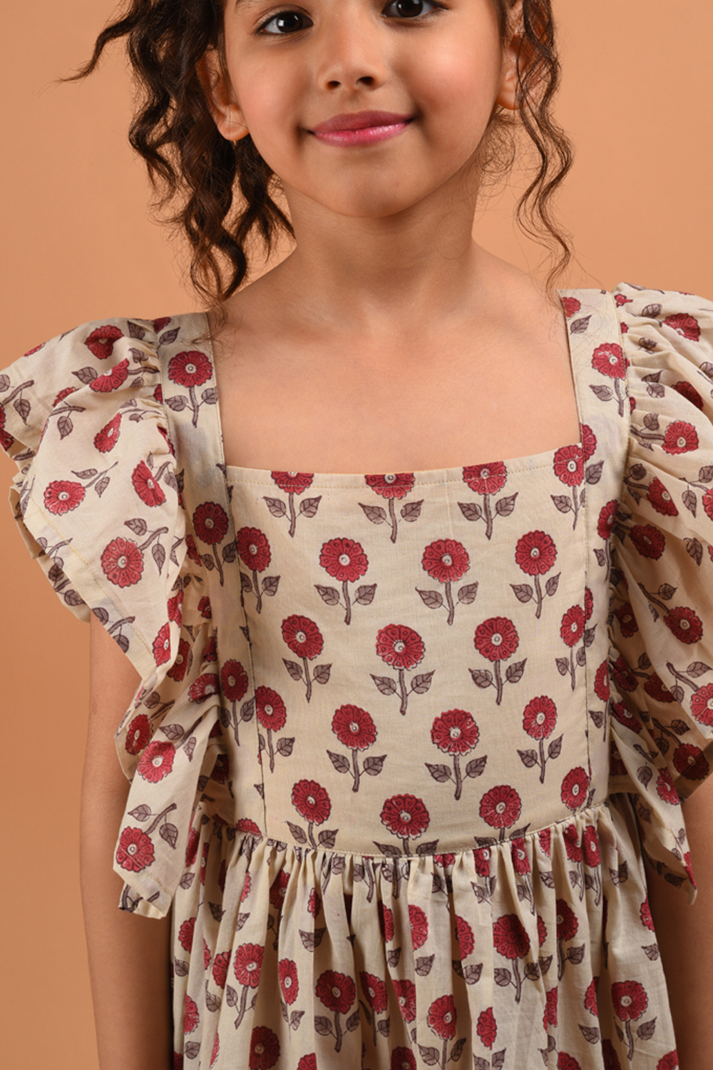 Marigold Frill Dress