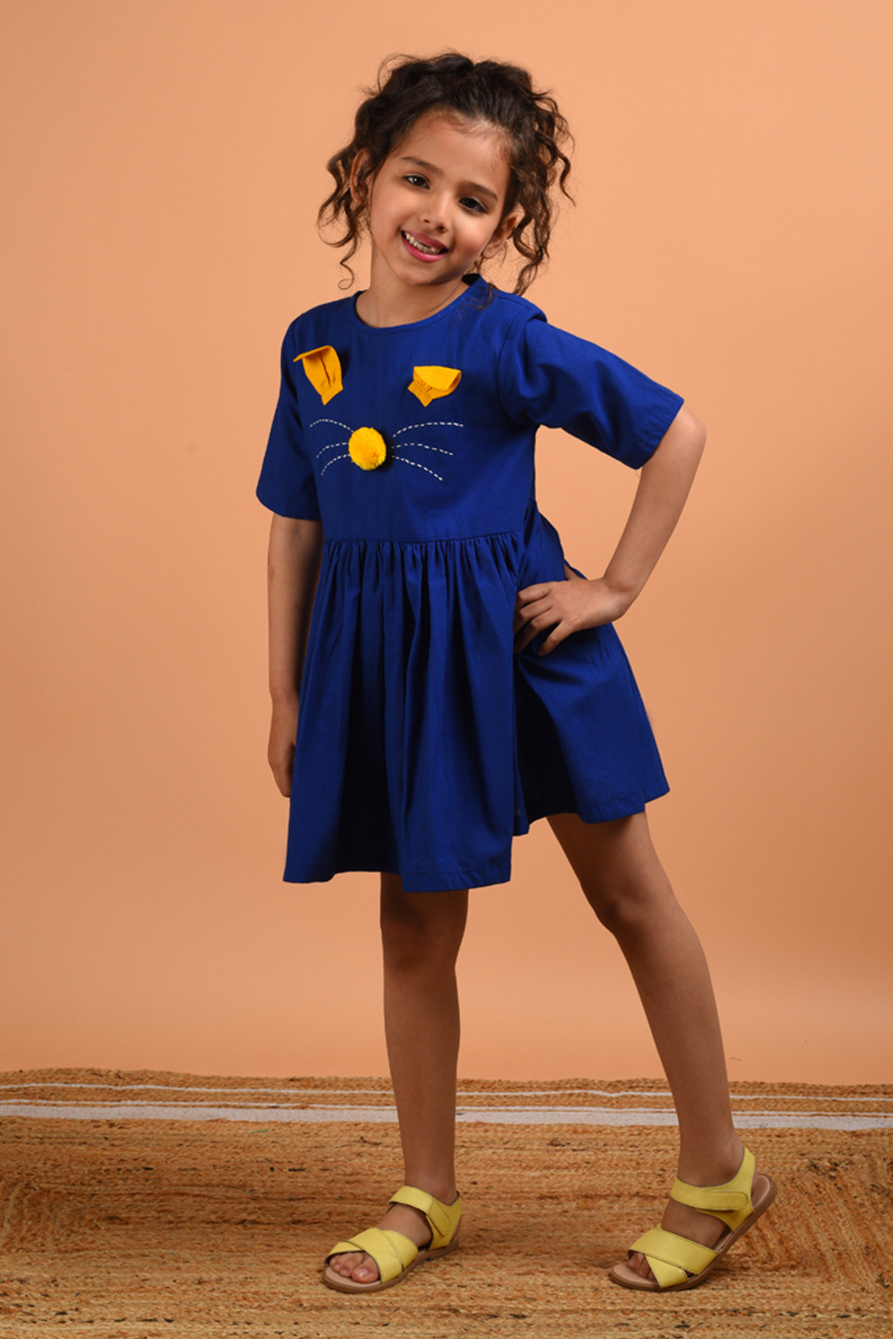 Blue Kitty Dress