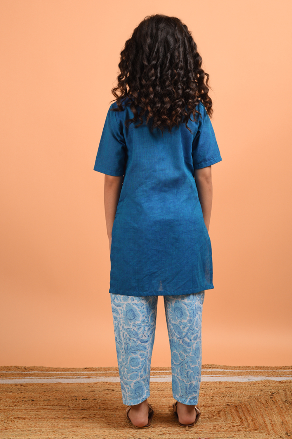 Applique Flower Suit Set
