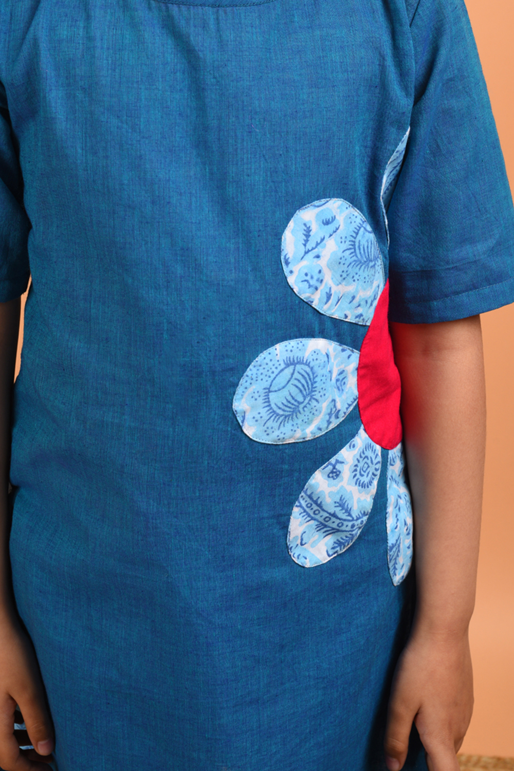 Applique Flower Suit Set