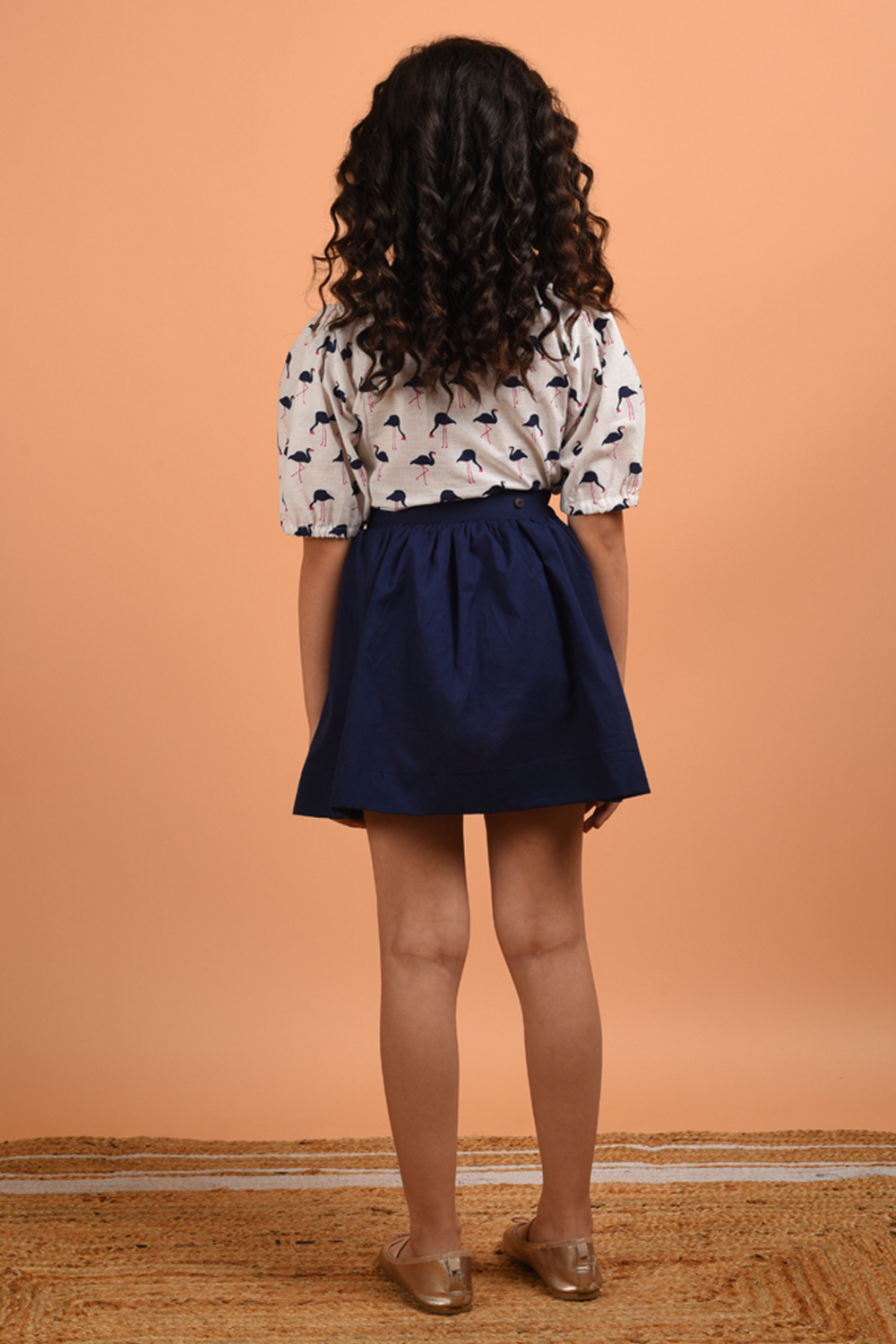 Flamingo Skirt Set
