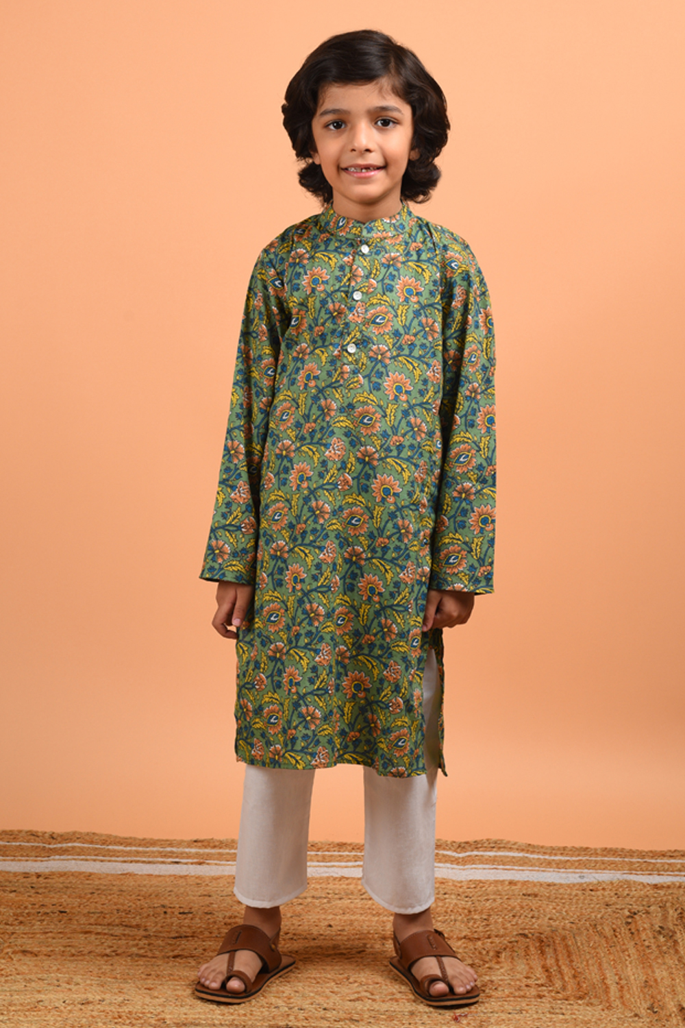Jungle Green Kurta Set