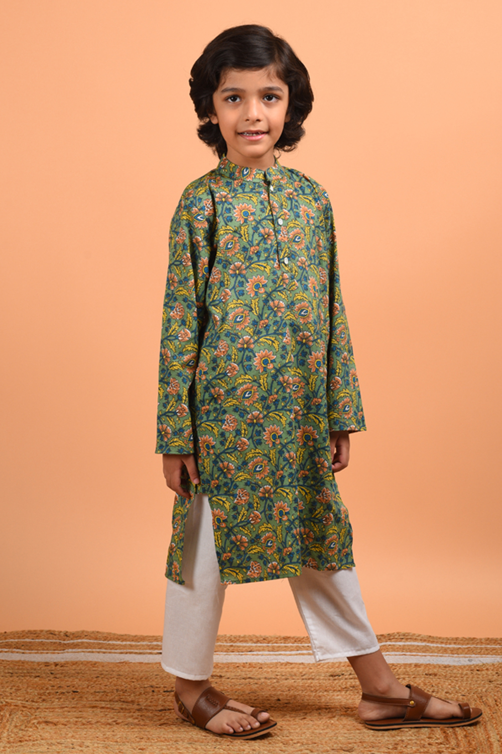 Jungle Green Kurta Set