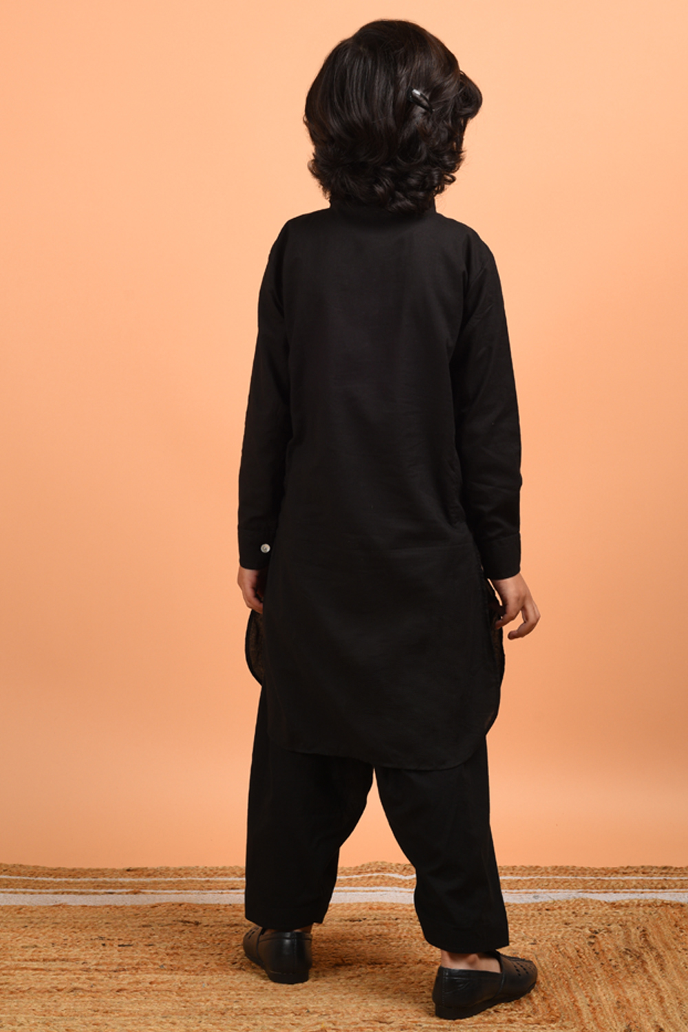 Black Pathani Set