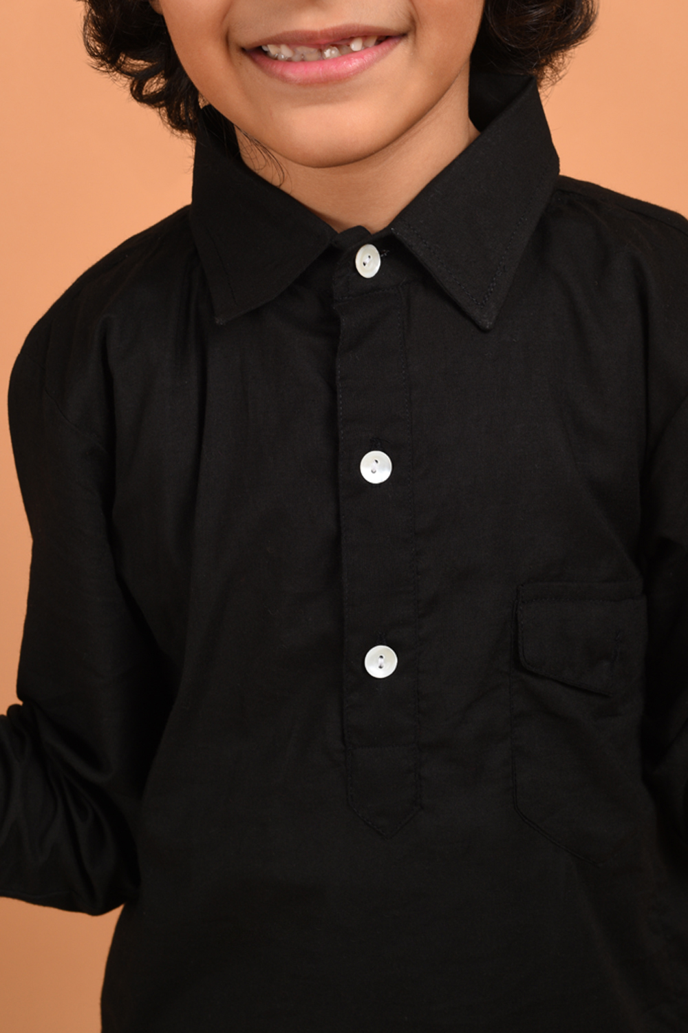 Black Pathani Set