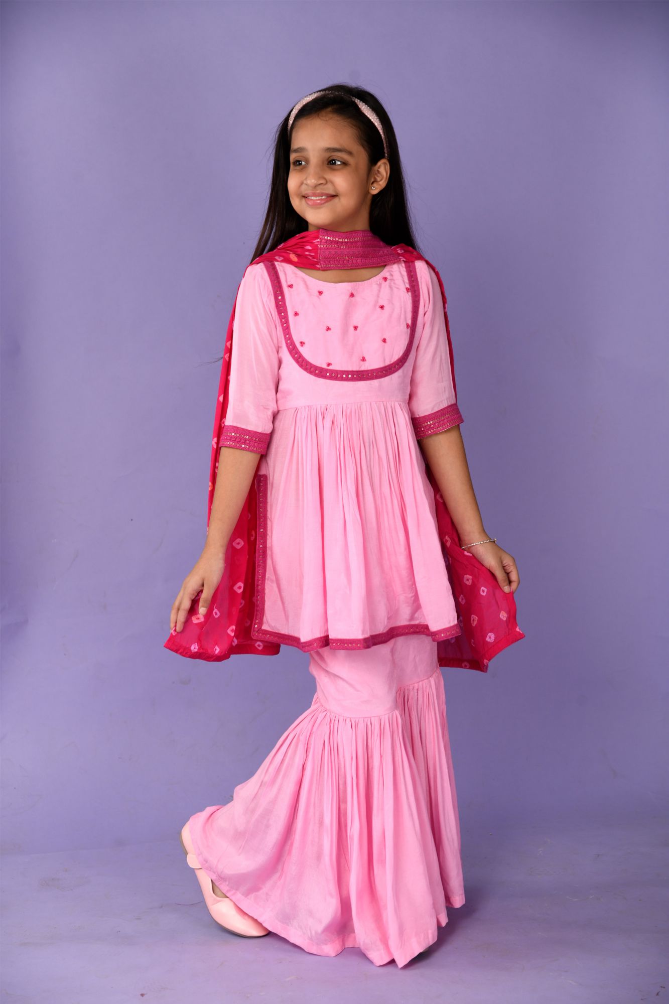 PINK SEQUIN SET