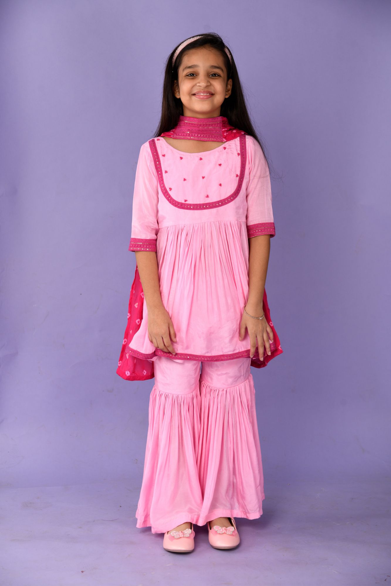 PINK SEQUIN SET