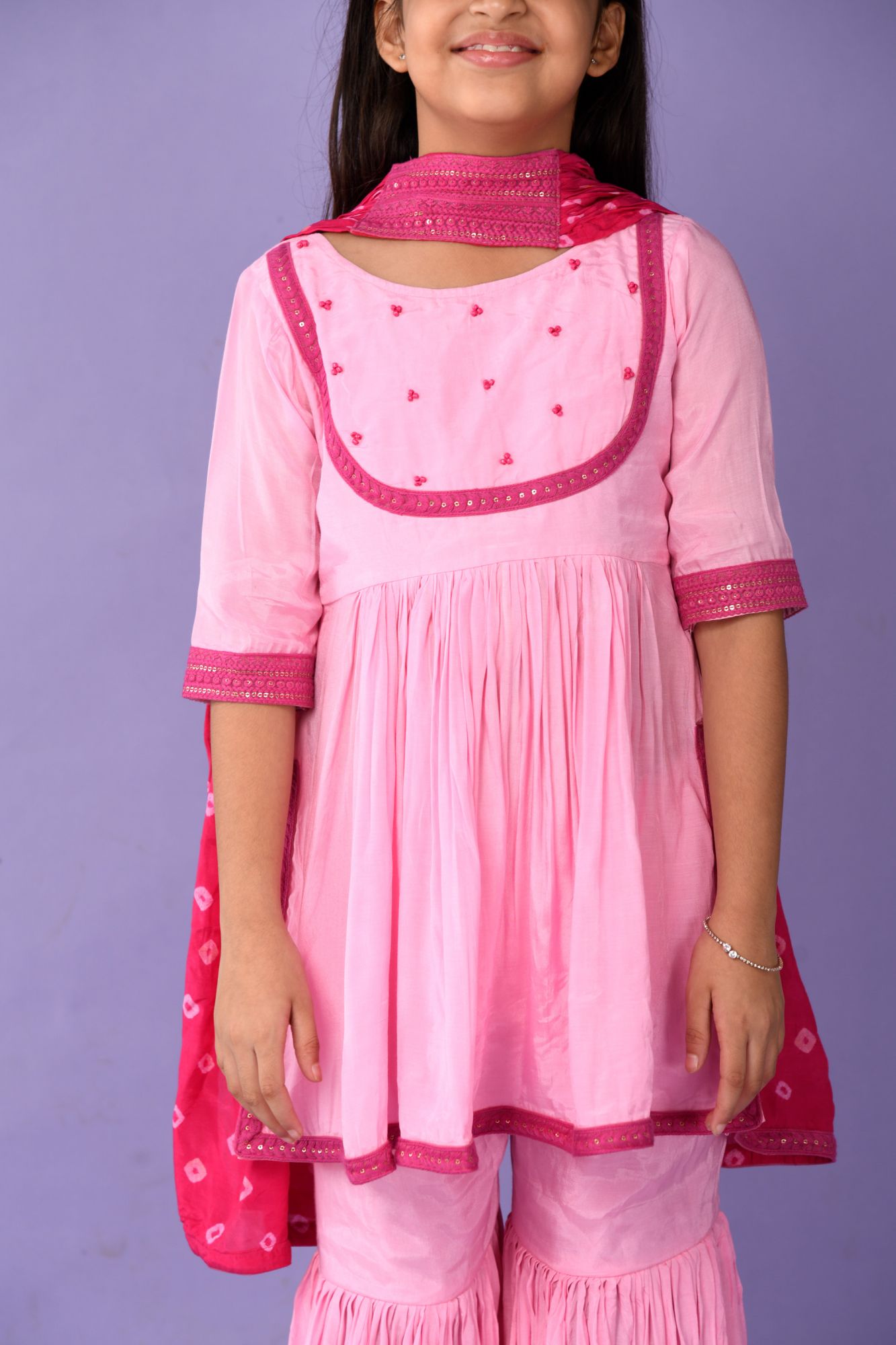 PINK SEQUIN SET
