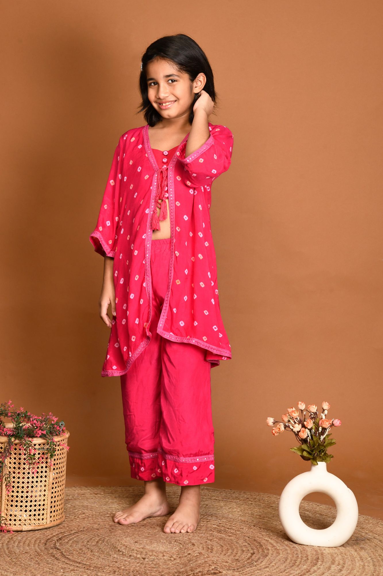 PINK BANDHINI SET