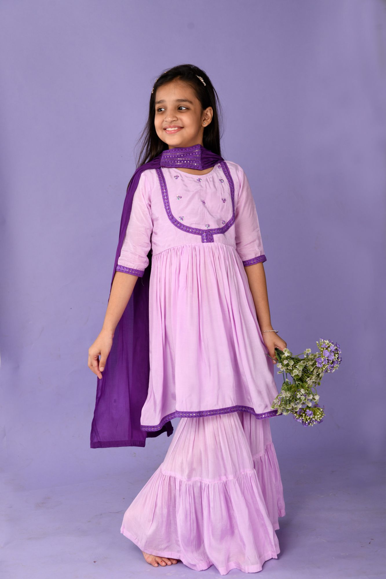 LAVENDER SEQUIN SET