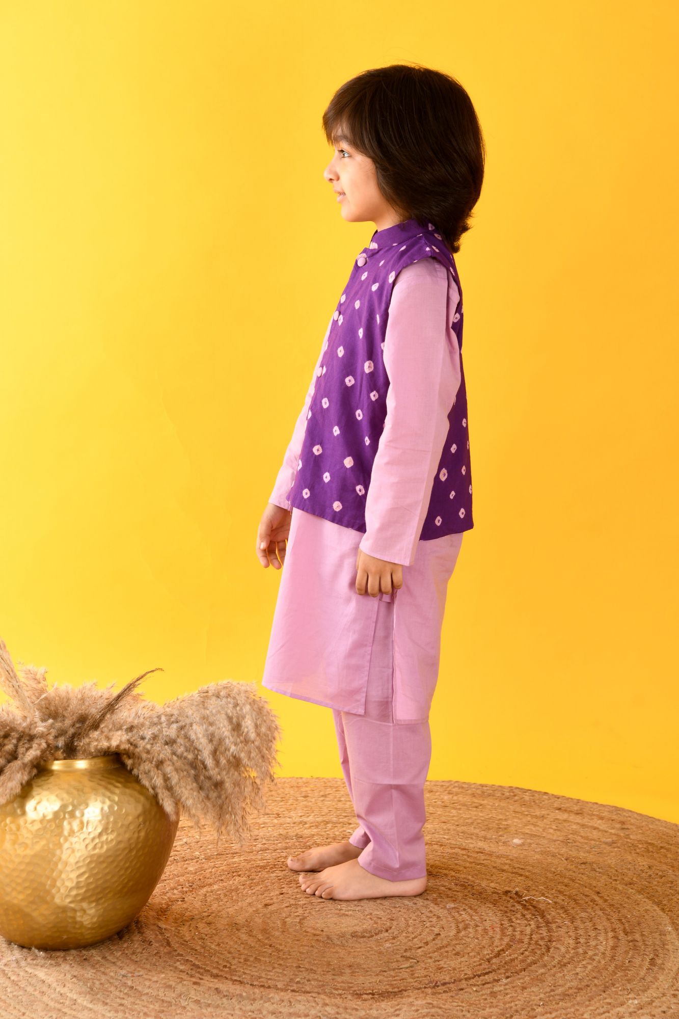 BANDHINI NEHRU JACKET SET