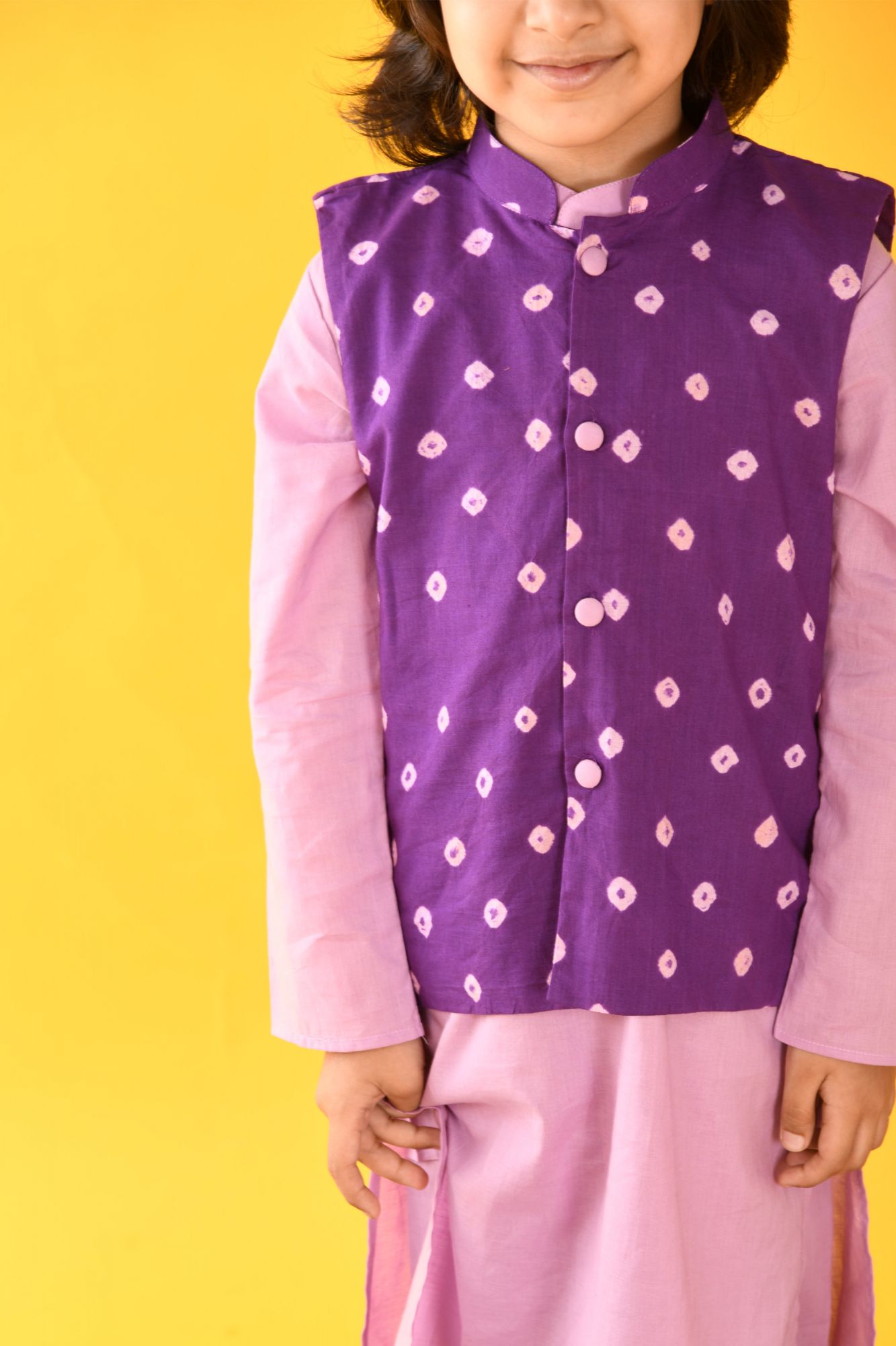 BANDHINI NEHRU JACKET SET