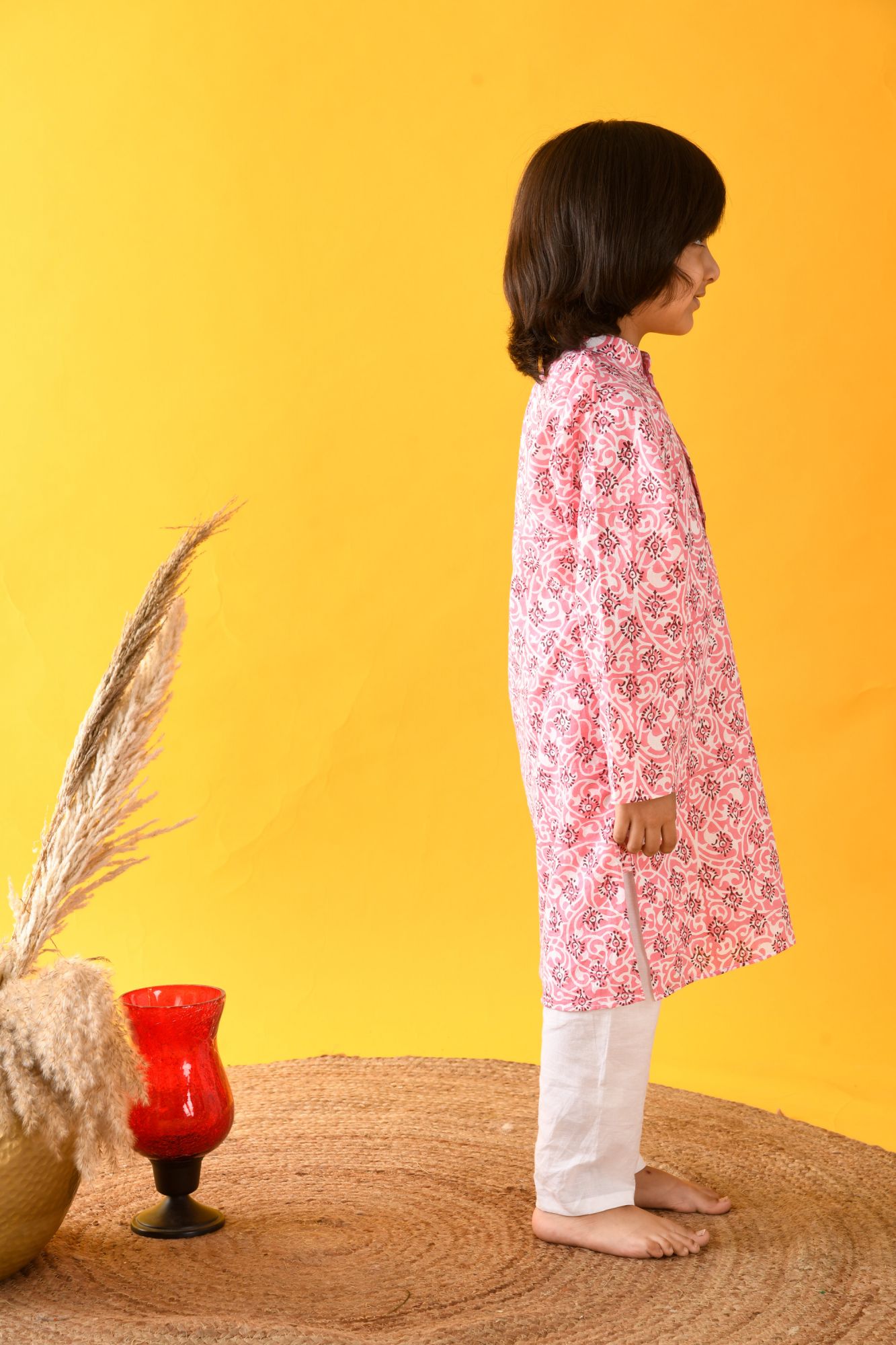 PINK BOOTA SET