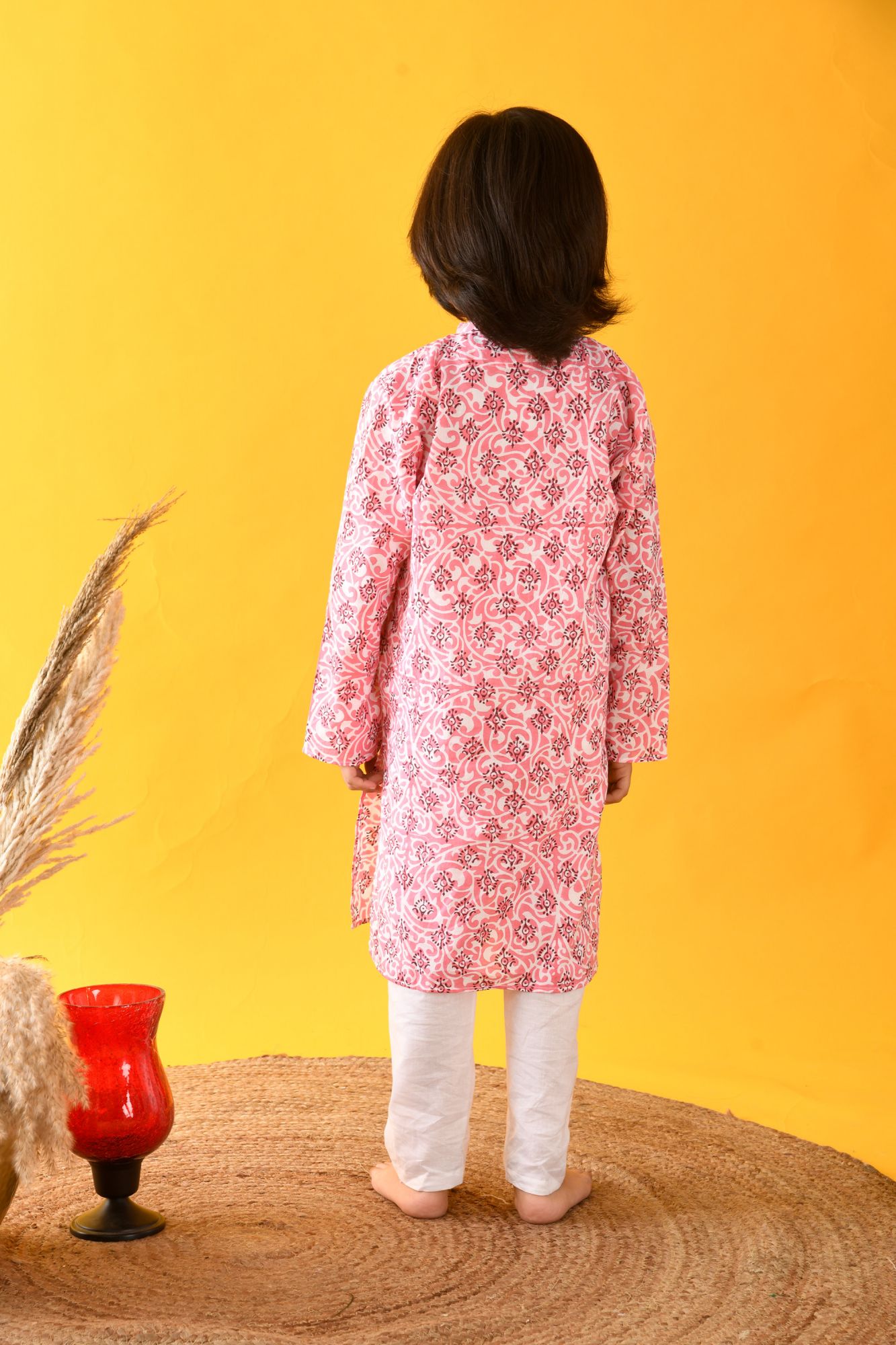 PINK BOOTA SET