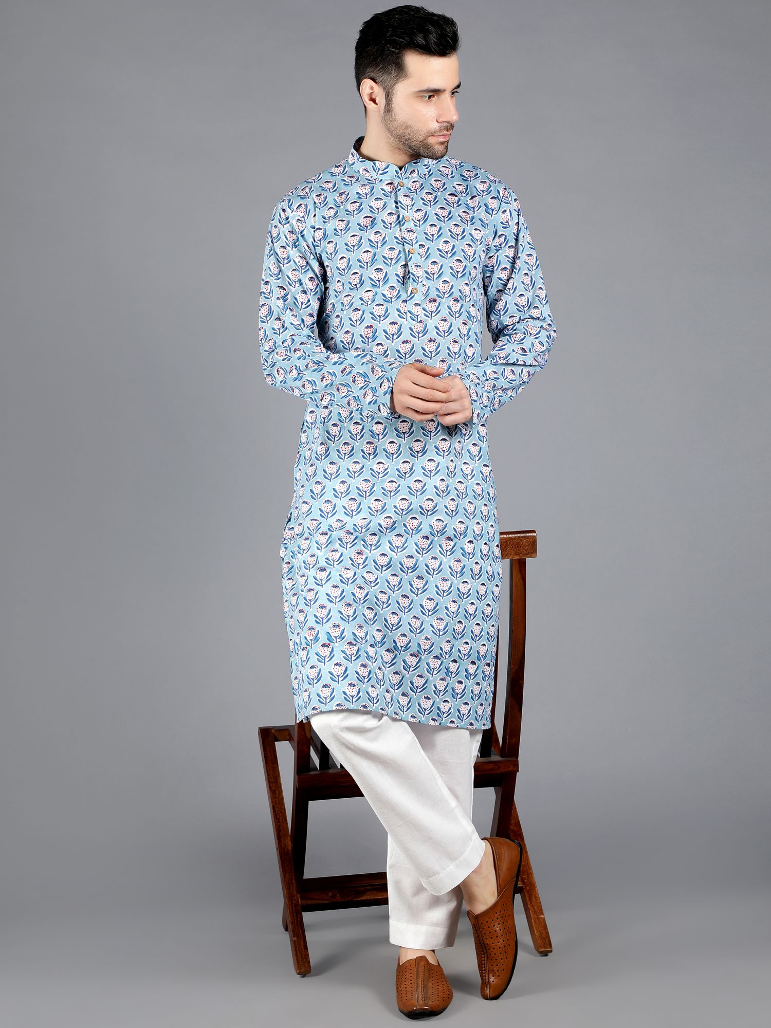 Vega Handblock Kurta