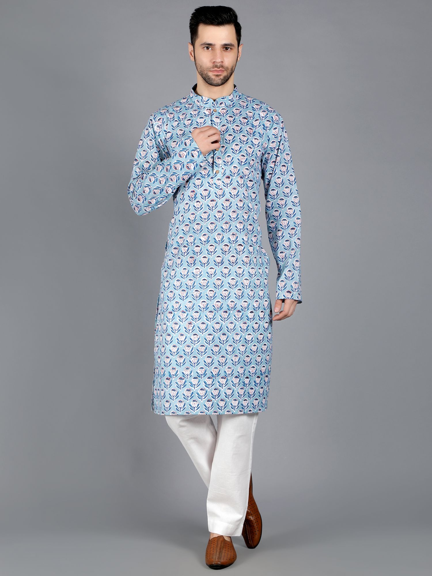 Vega Handblock Kurta