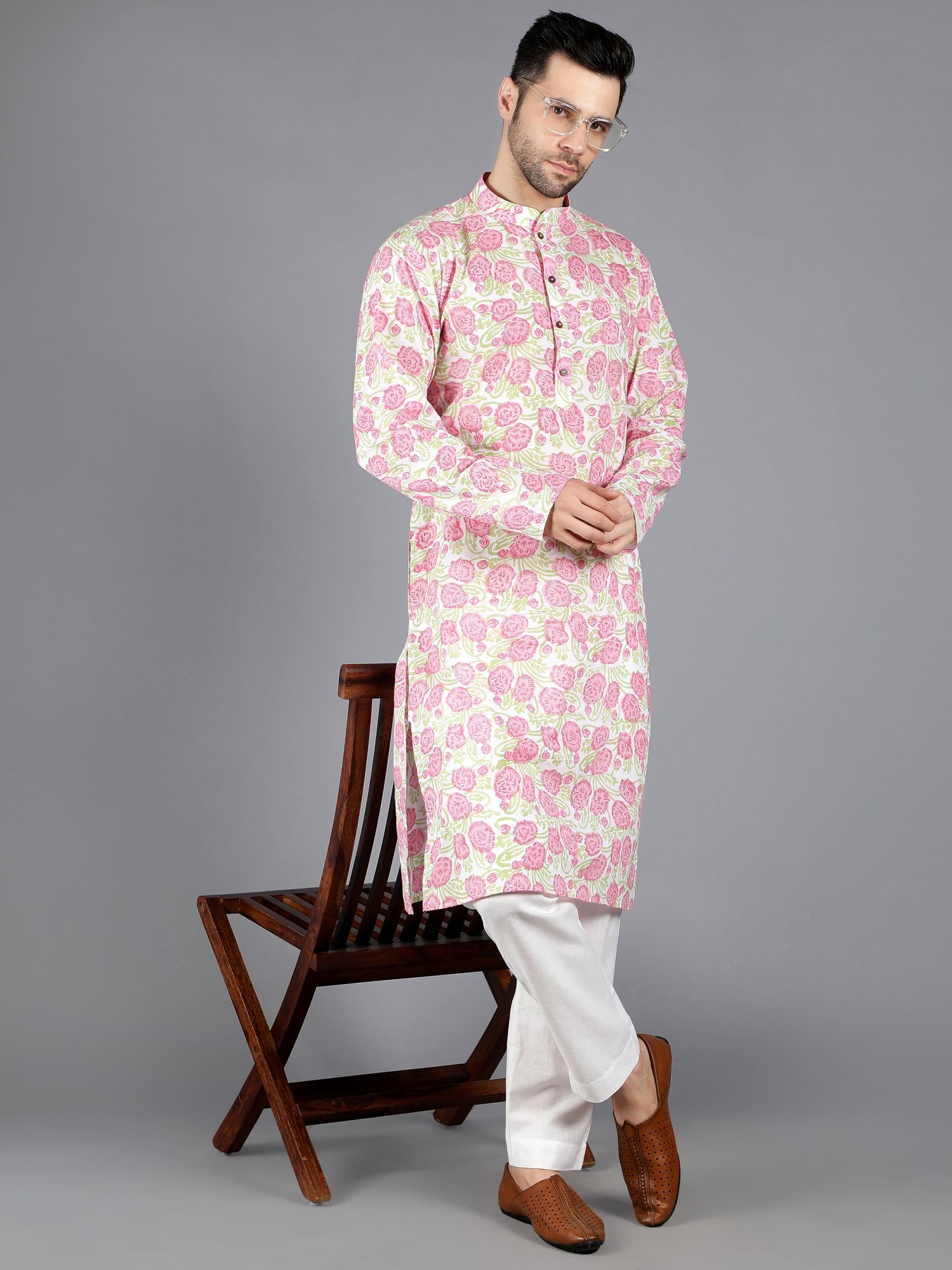 Sirius Handblock Cotton Kurta