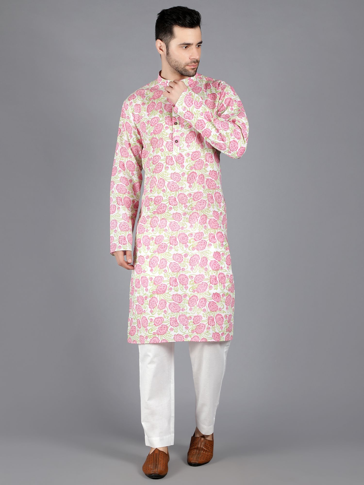 Sirius Handblock Cotton Kurta