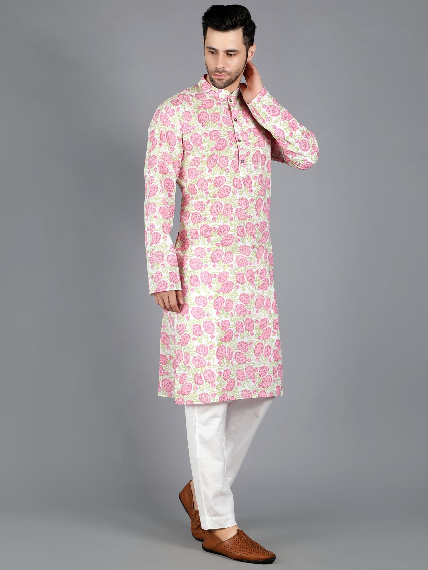 Sirius Handblock Cotton Kurta