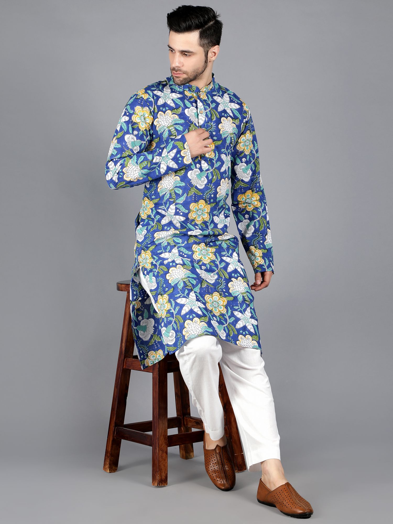 Achernar Blockprinted Kurta