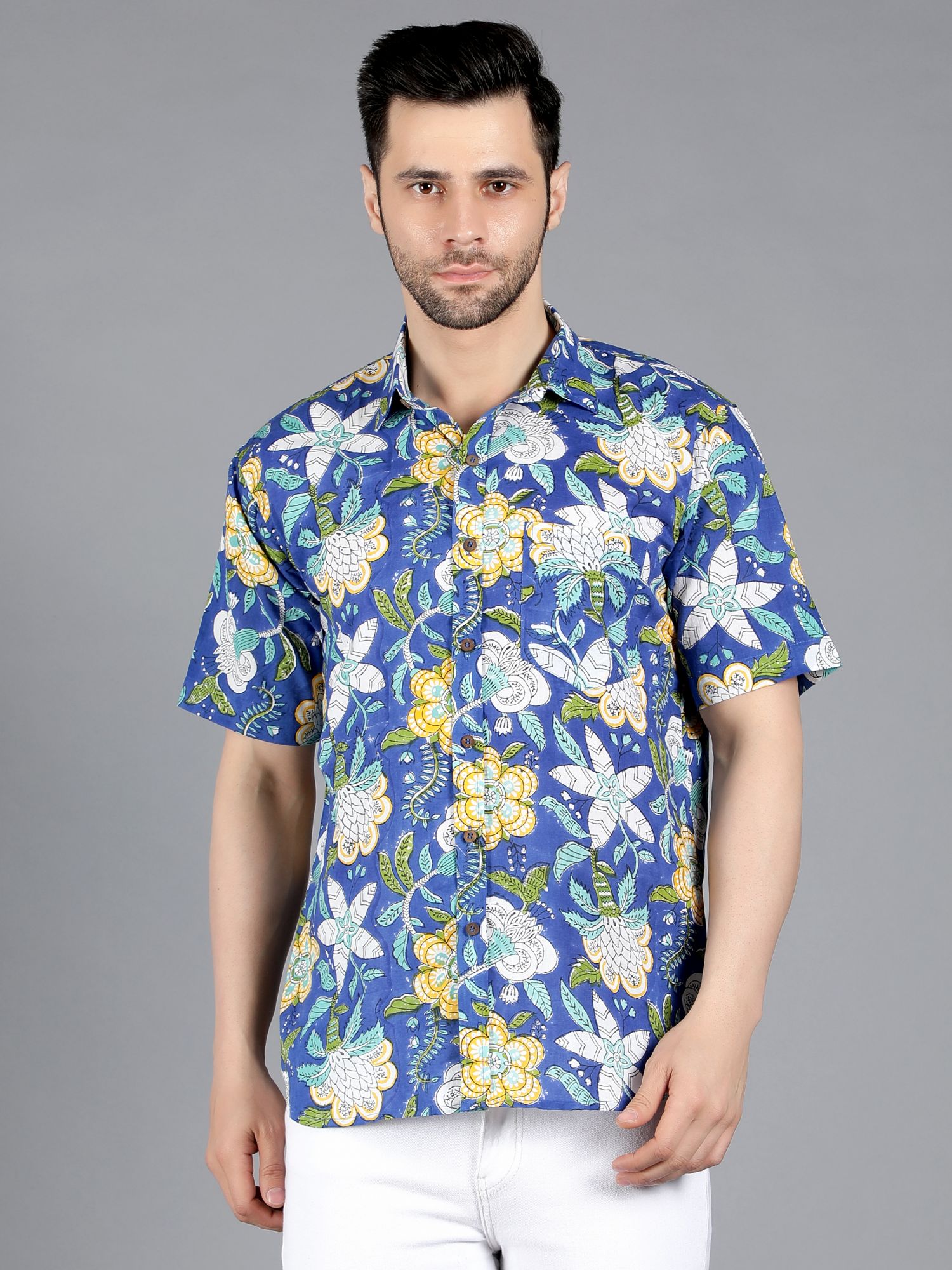 Milkyway Handblock printed Shirt