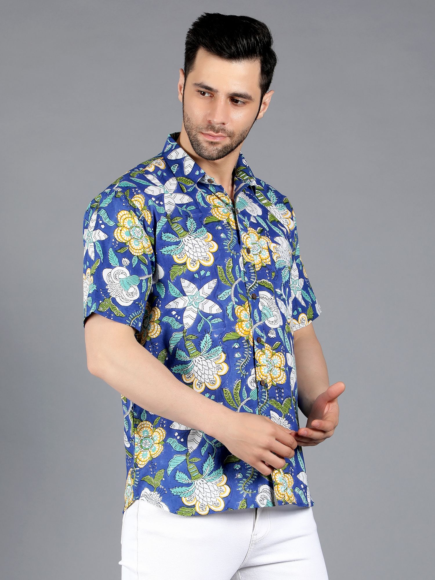 Milkyway Handblock printed Shirt