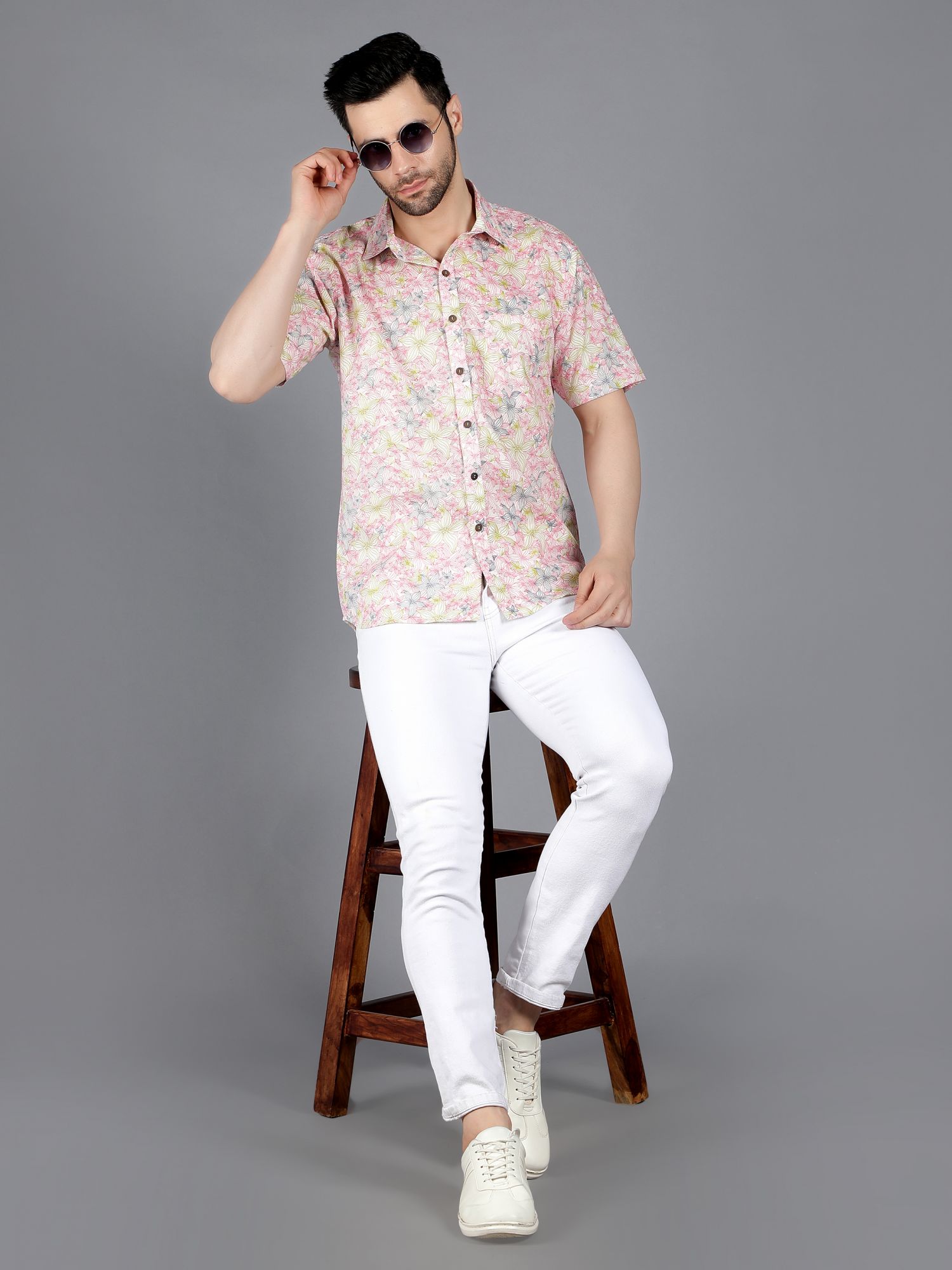 Procyon Printed Half Sleeve Shirt