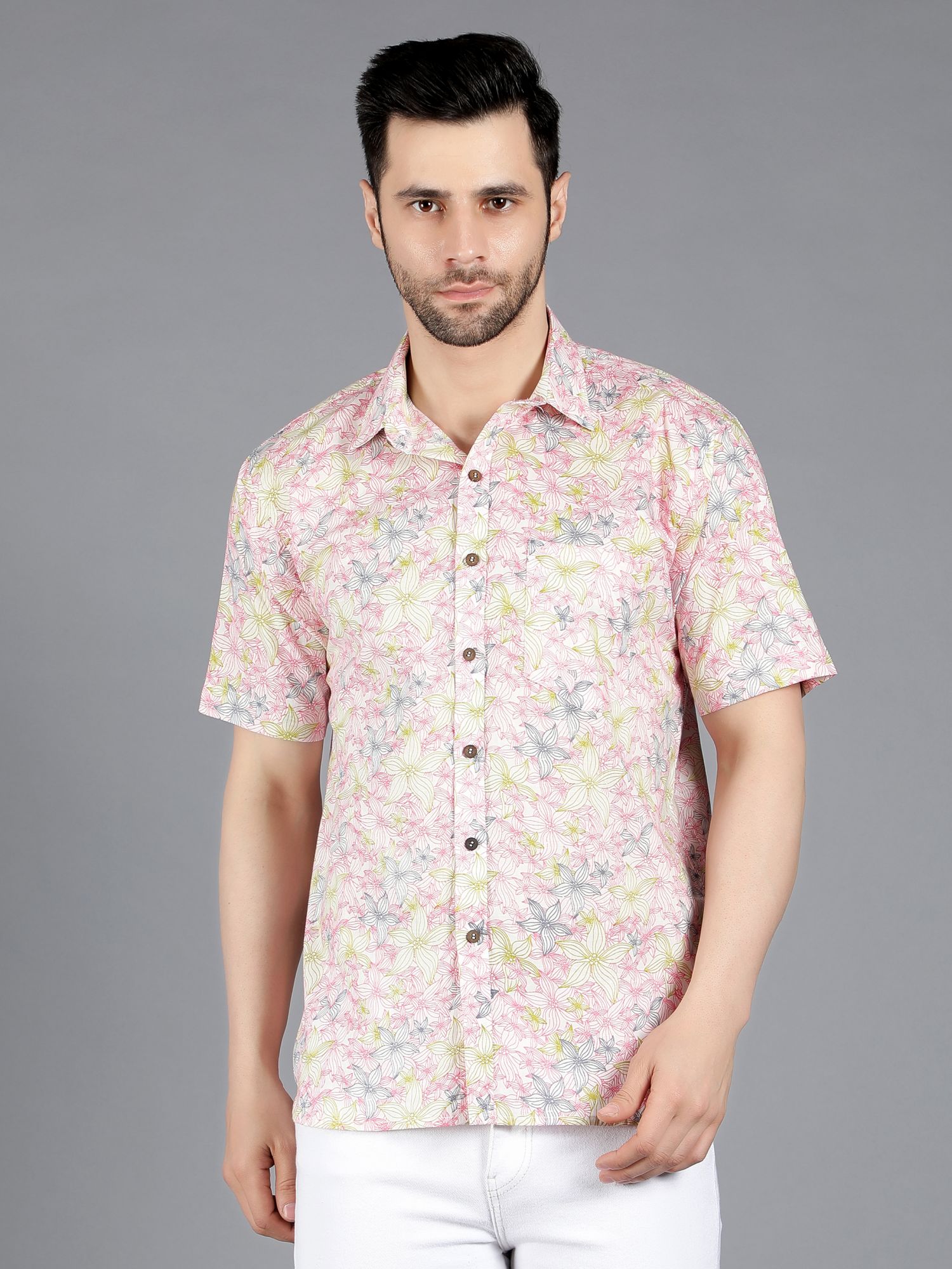 Procyon Printed Half Sleeve Shirt