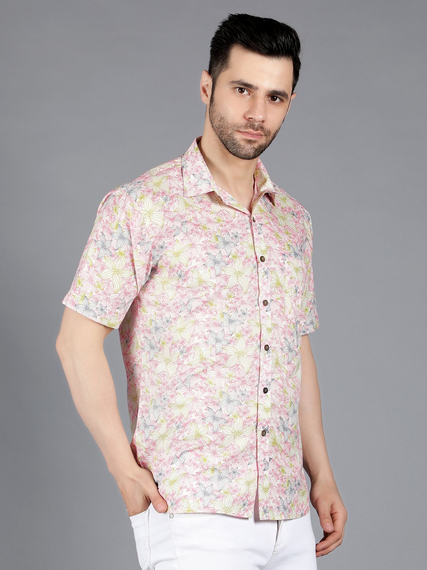 Procyon Printed Half Sleeve Shirt