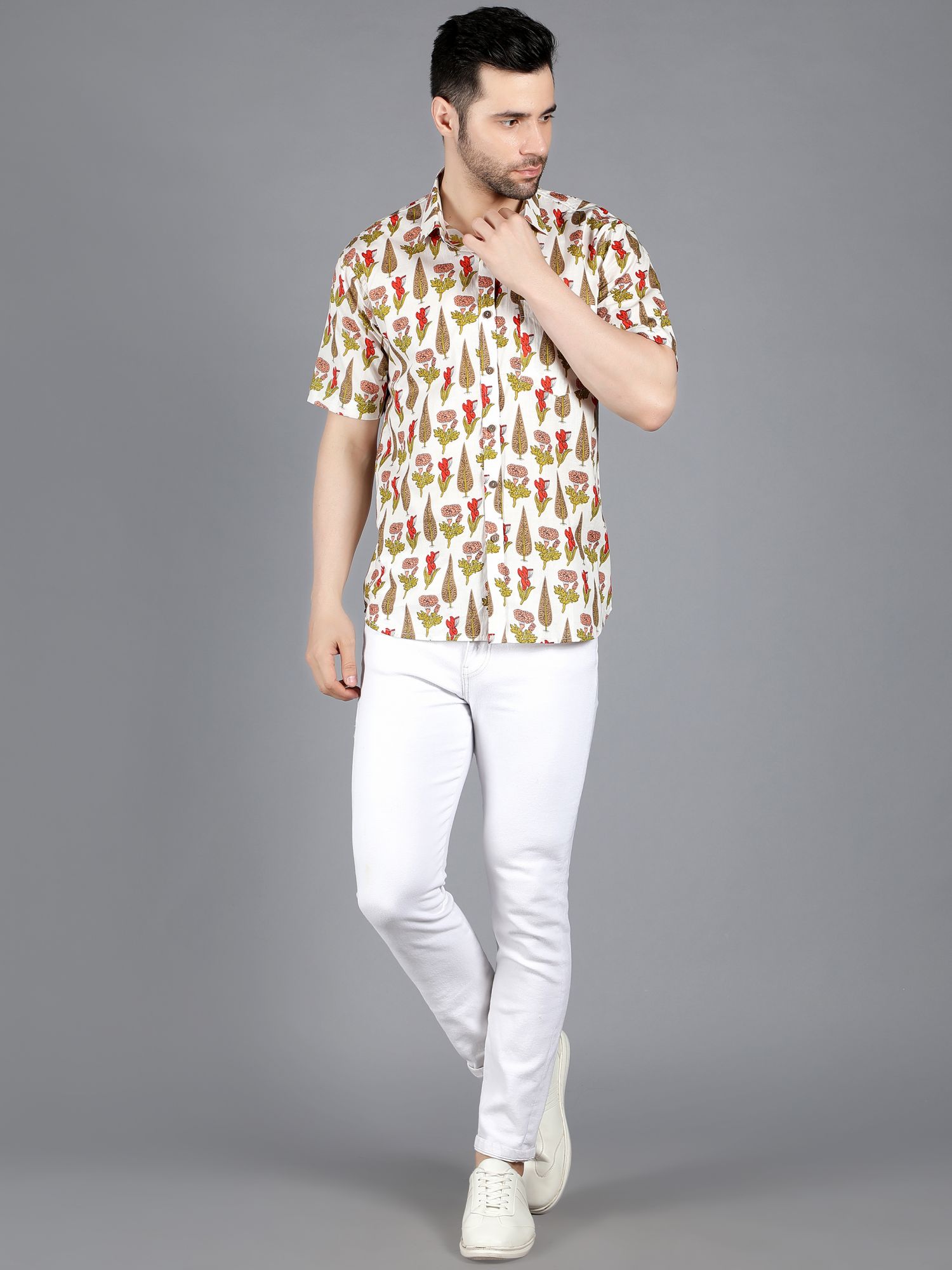 Castor Printed Cotton Shirt